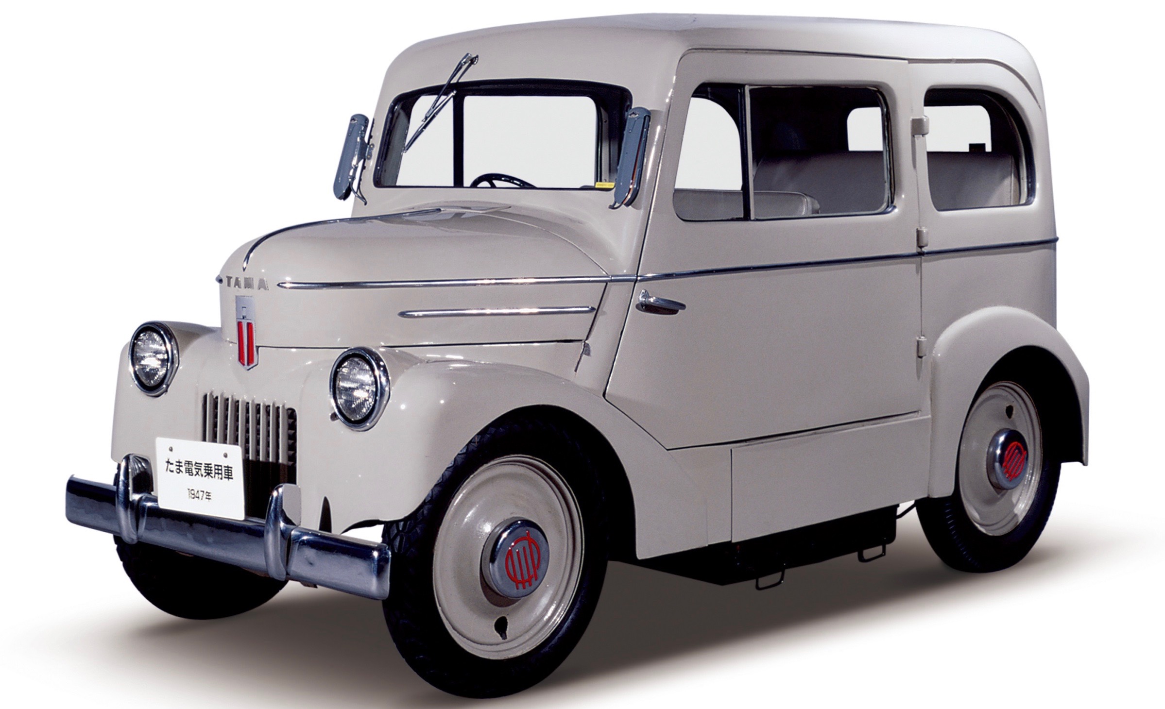Den elektriske Nissan fra 1947, som hed Tama.
