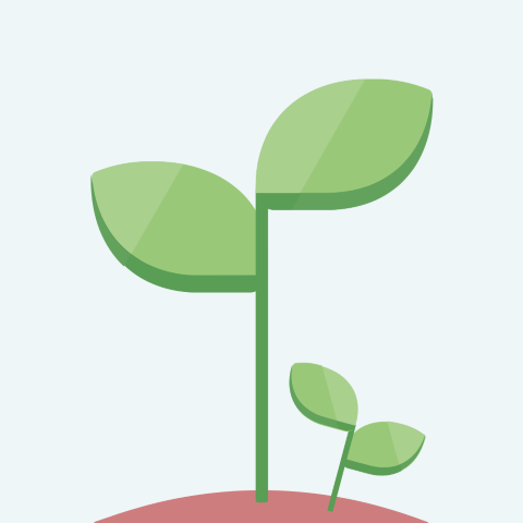 Illustration green plant